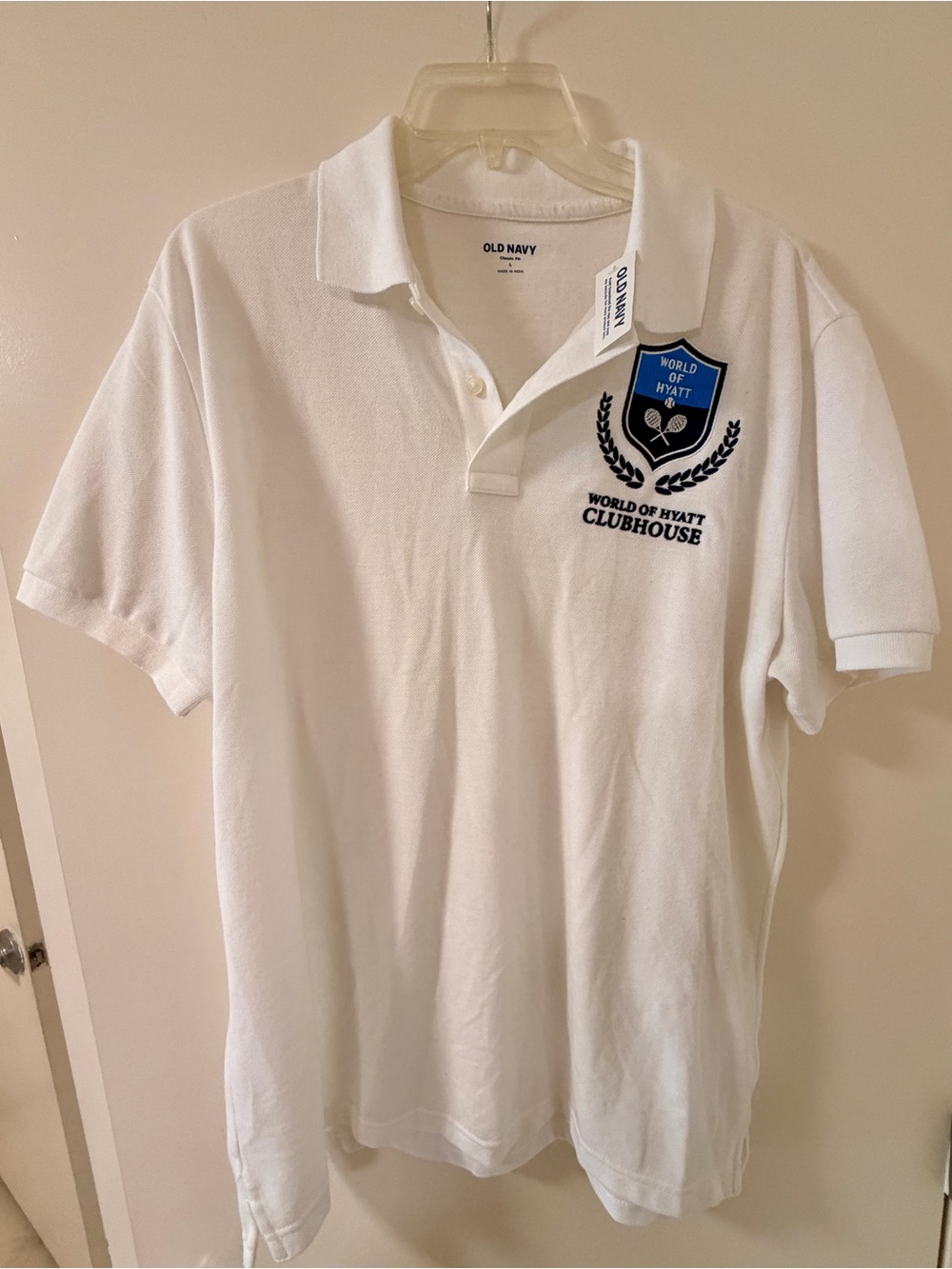 World of Hyatt Clubhouse US Open tennis Polo Shirt - Large